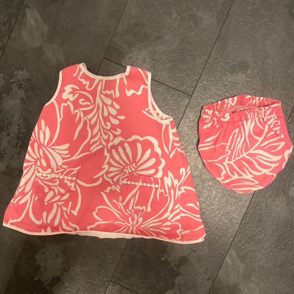 12-18 months lilly Pulitzer set with bloomers